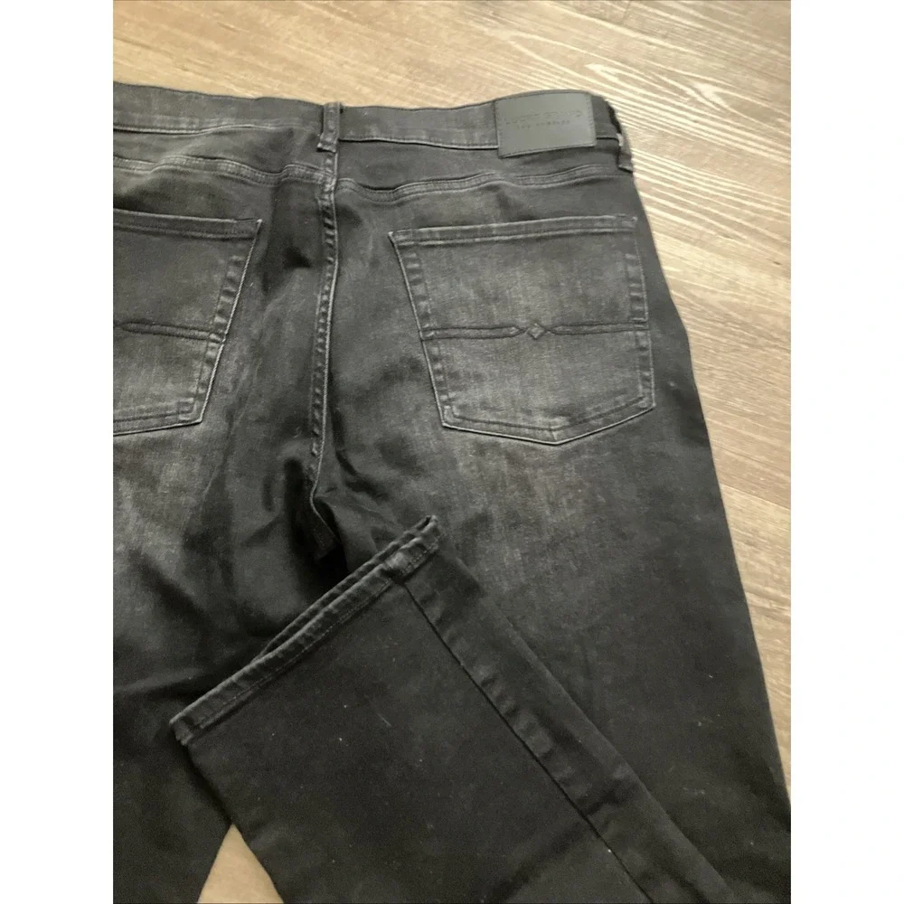 Lucky Brand Mens 221 Straight Leg Jeans Denim Black Jeans Size 34x32